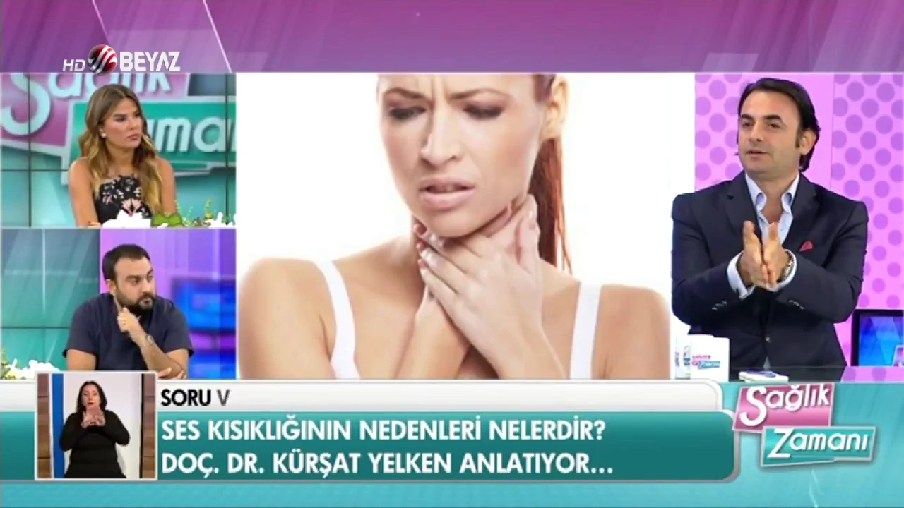 Prof. Dr. Kürşat Yelken, Ses Hastalıkları. Beyaz TV Sağlık Saati